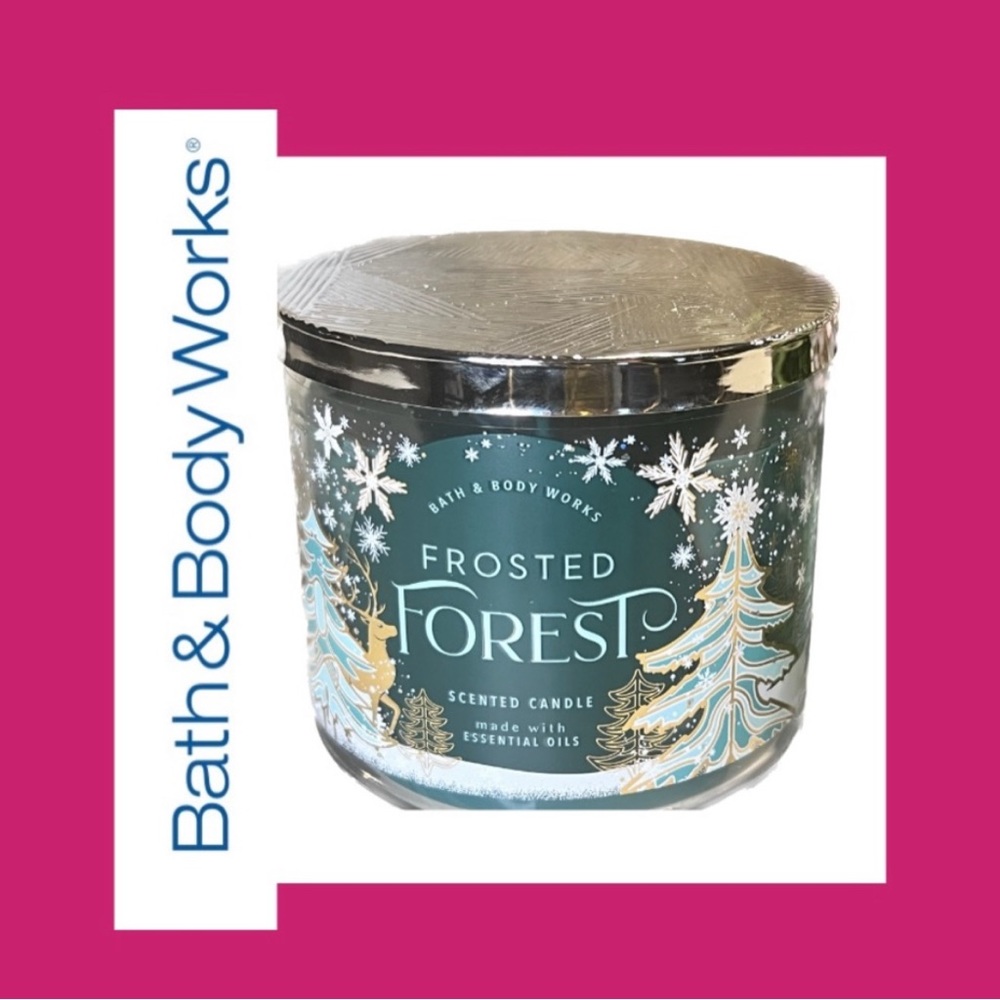 Bath & Body Works 3-wick candle | Frosted Forest | NWT